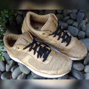 Sam Edelman Gold Sneakers